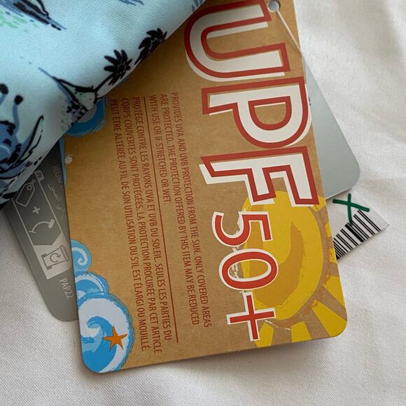 Disney Lilo And Stitch Woman's Size 1X Light Blue UPF 50+ One Piece Swimsuit NEW - Picture 5 of 11